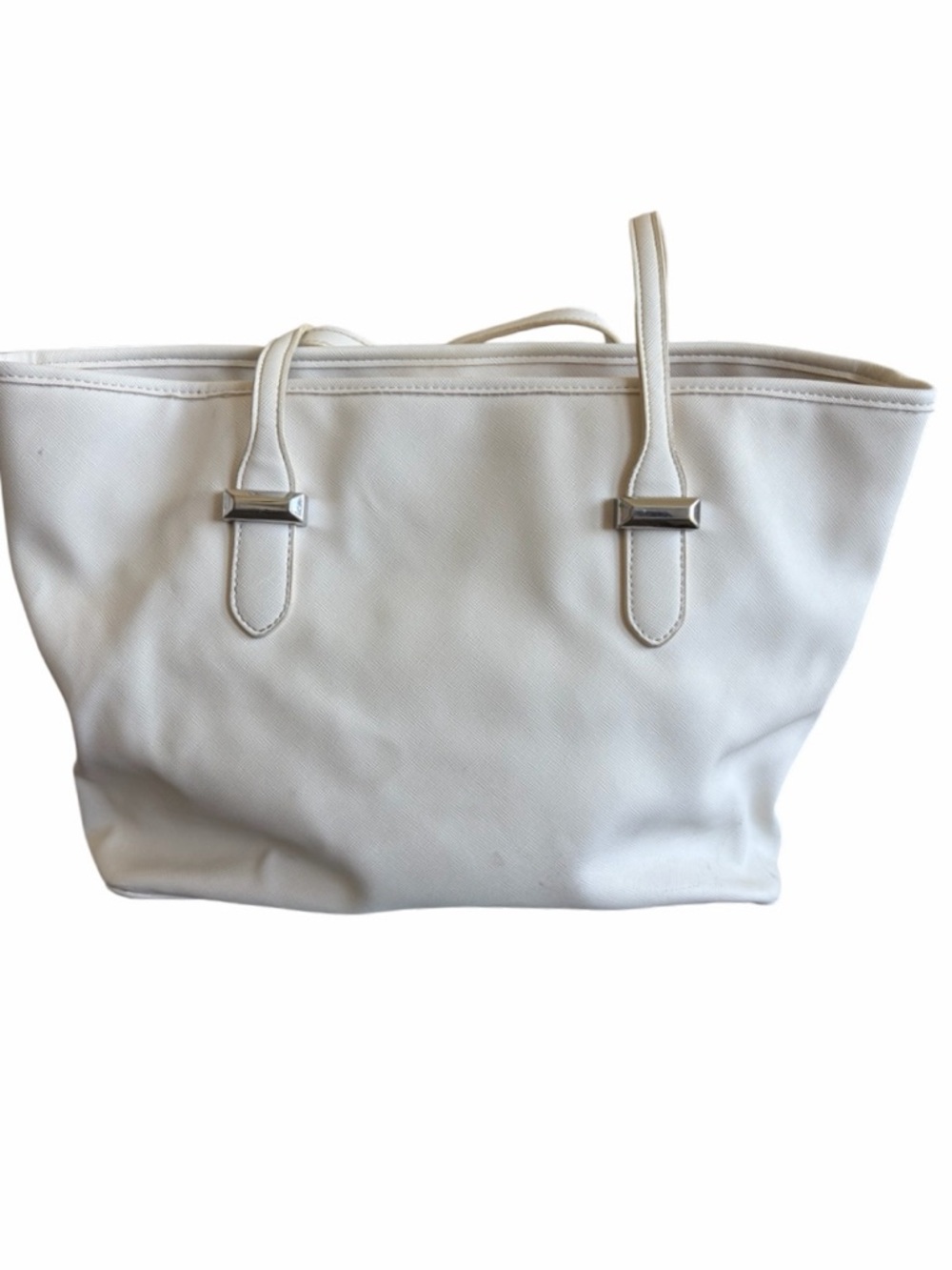 RESERVED SNOB ESSENTIALS Butterfly Tote Bag Cream Shoulder Handbag Cutout Purse - Picture 5 of 16